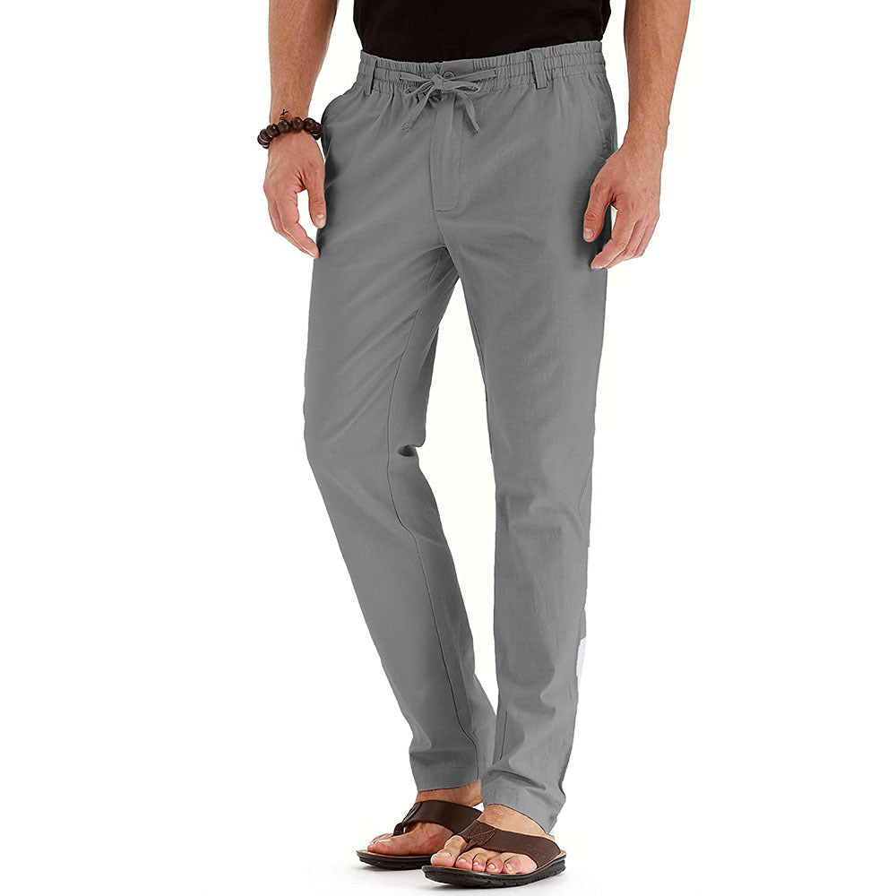 Bequeme Herrenhose im Business-Casual-Stil mit elastischem Bund