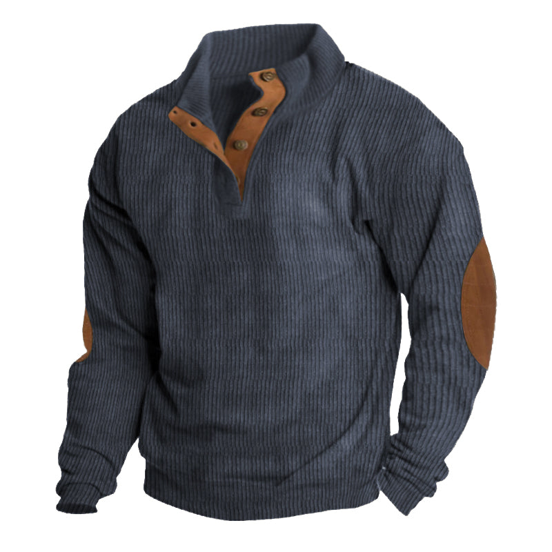 Krohn-e | Herrenpullover mit Knöpfen