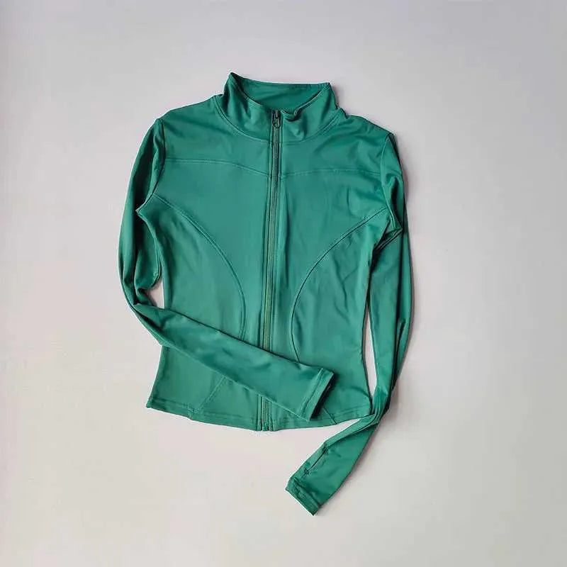 Krohn-e | Damen Langarm Zip Up Activewear Jacke
