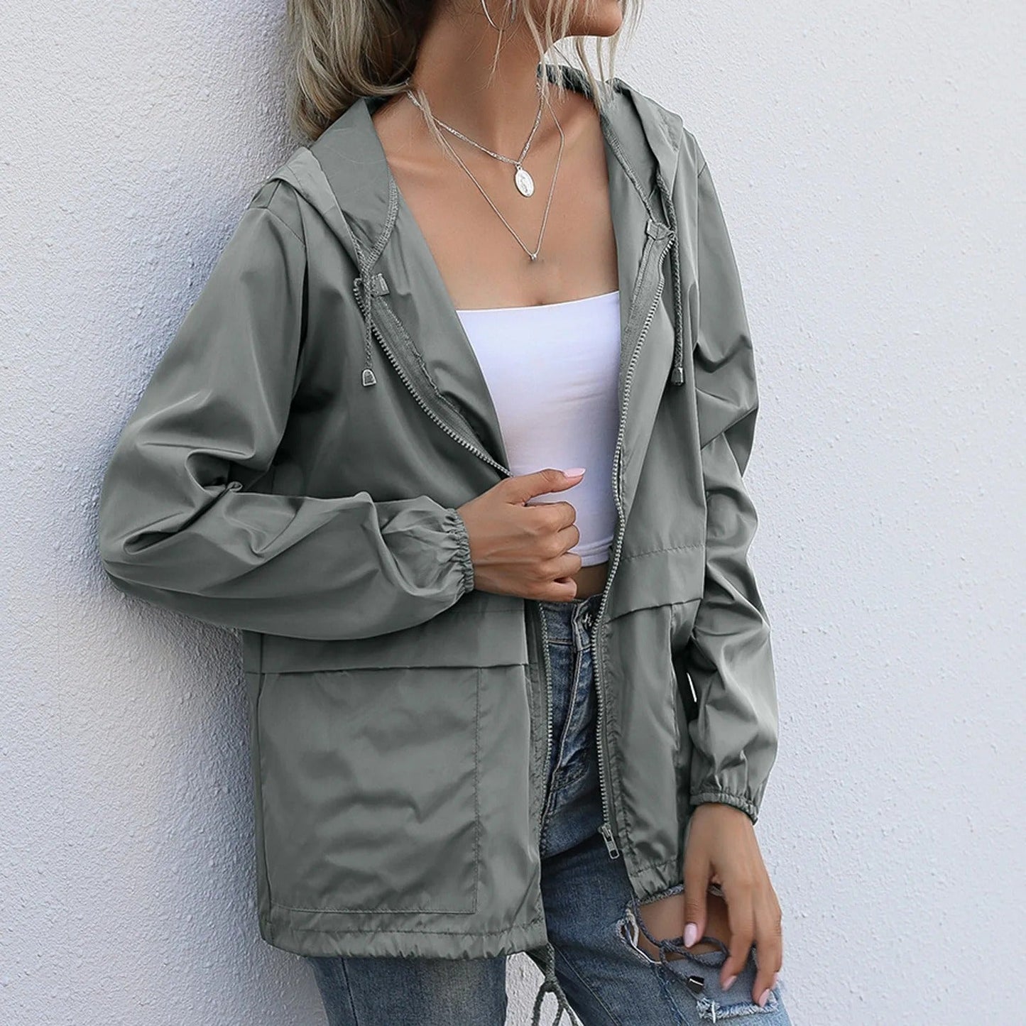 Leichte Windjacke mit Kapuze von Ida®