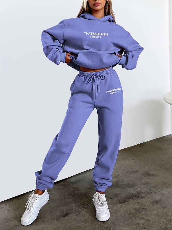 Krohn-e | Zweiteiliges Loungewear Satz mit Print
