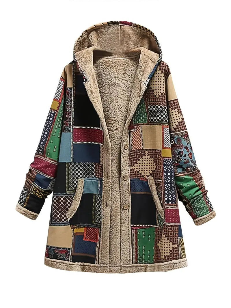 Krohn-e | Retro Patchwork Winterjacke