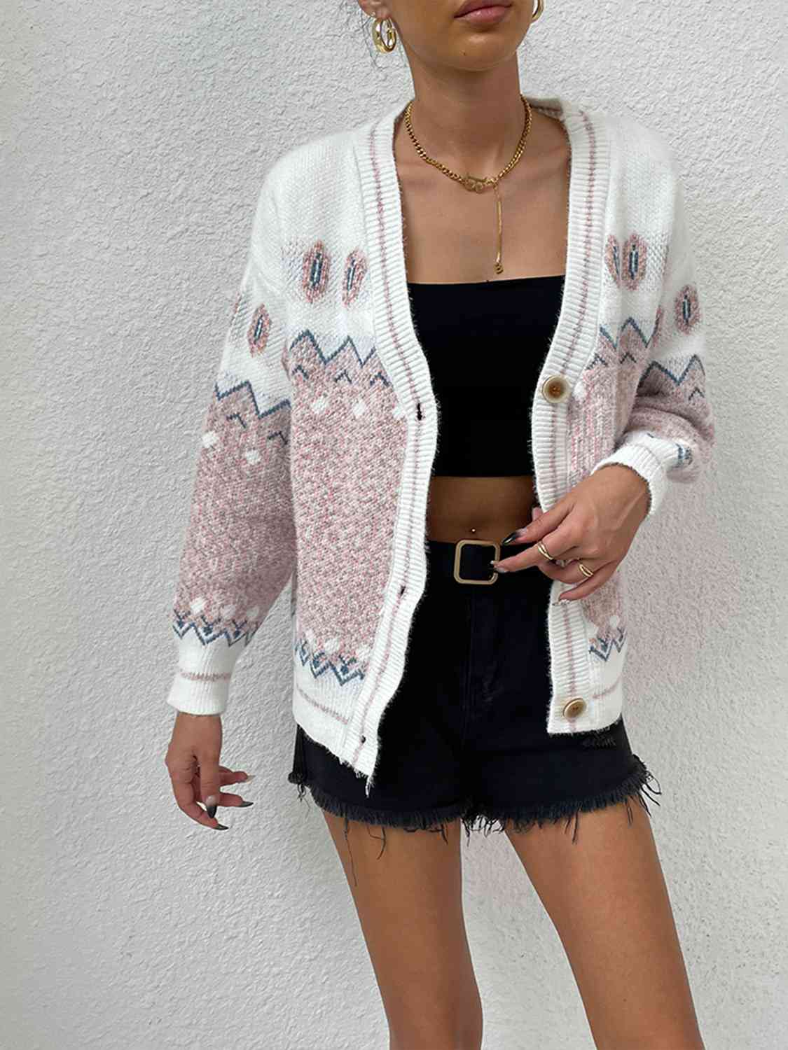 Krohn-e | Klassische und Bequeme Strickjacke