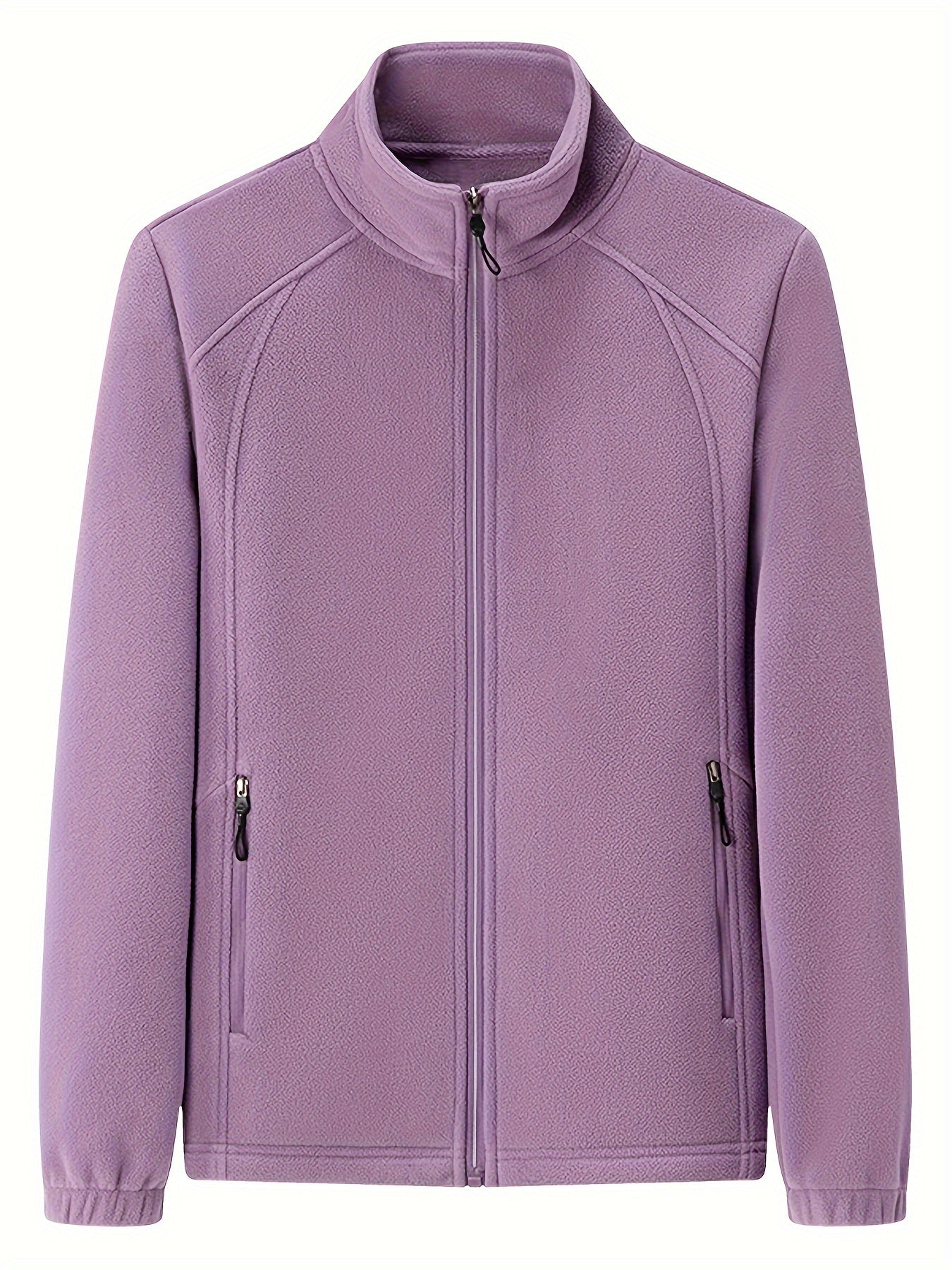 Krohn-e | Außenjacke Aus Fleece mit Stehkragen und Langen Ärmeln