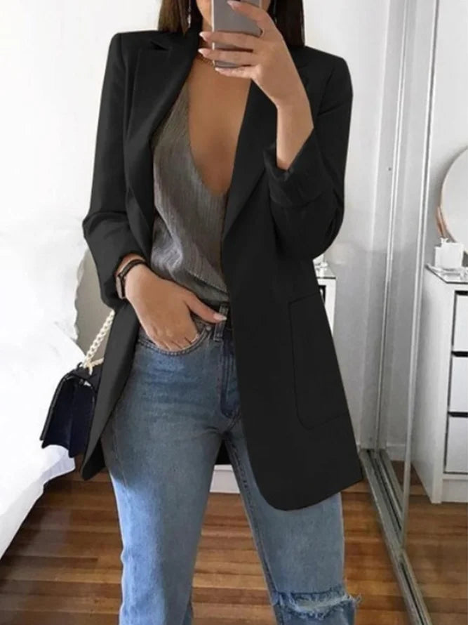 Umgekehrter Mode-Schlank-Blazer