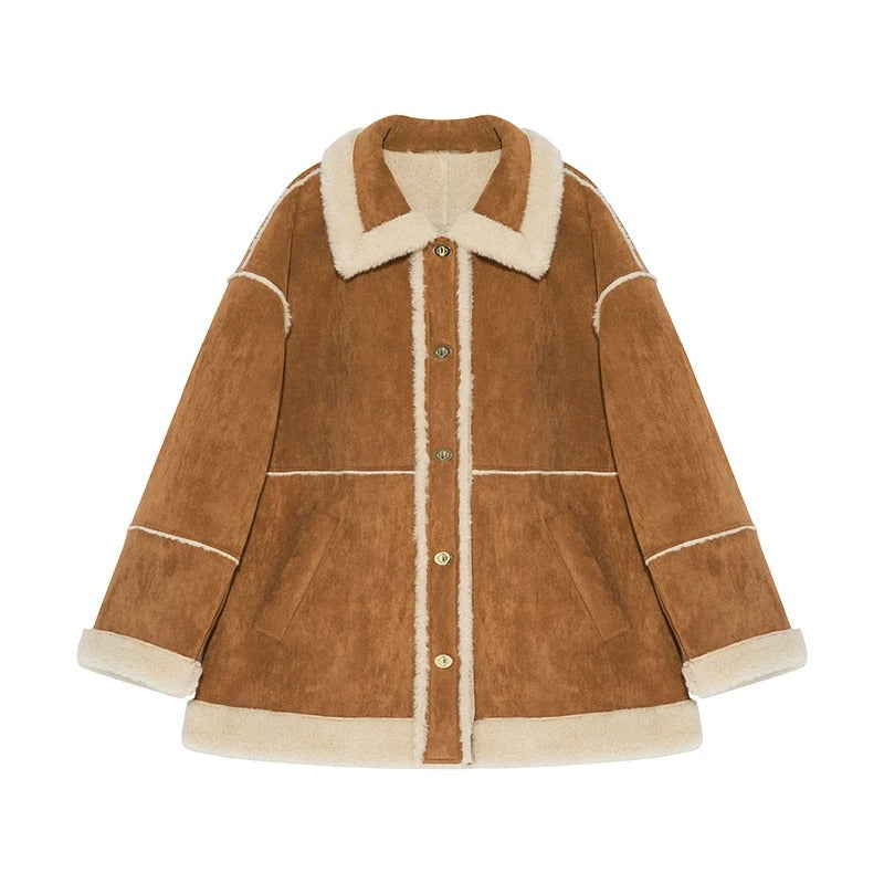 Krohn-e | Gemütliche Jacke mit Sherpa Futter