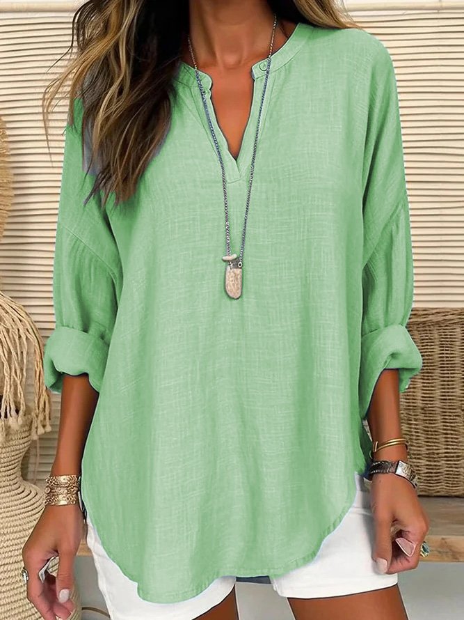 Eliza: Relaxed Linen Blouse