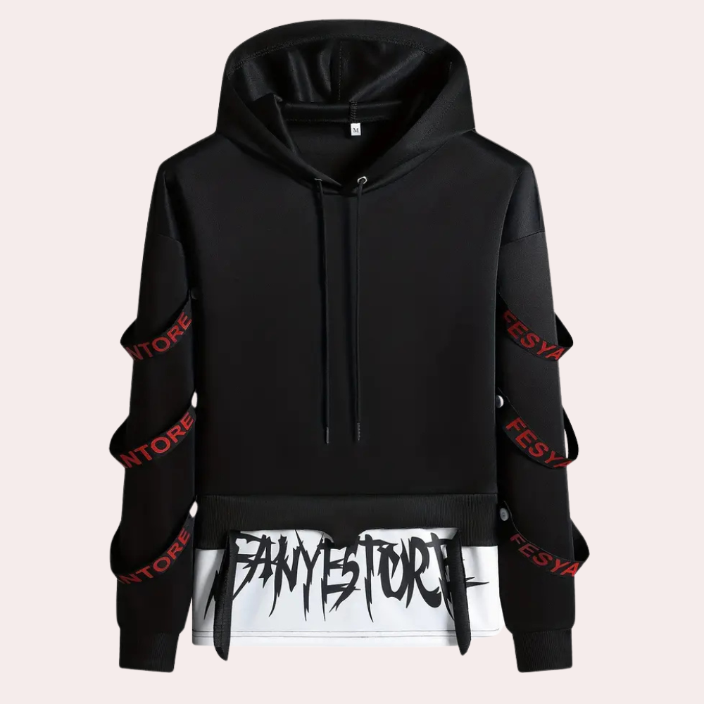 Moderne, trendige Hoodie-Jacke ALAN für den modebewussten Mann