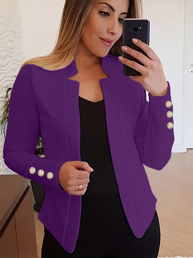 Krohn-e | Freizeit Damen Blazer Mit Knöpfen