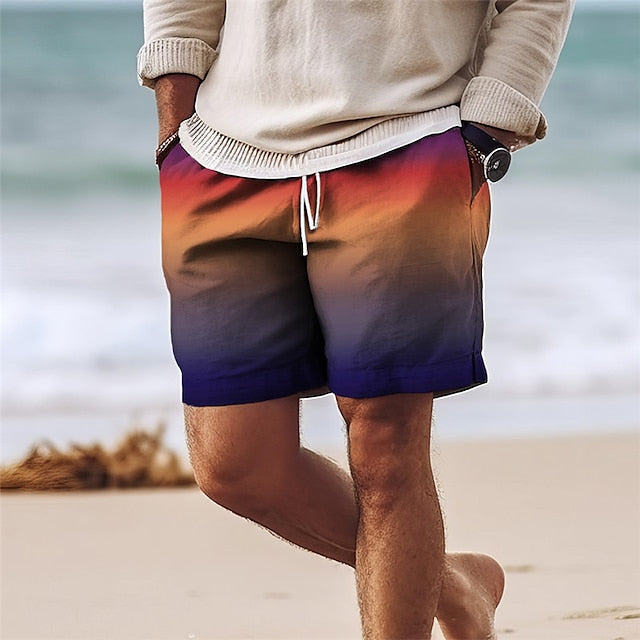 Herren-Badeshorts mit Farbverlauf - Heiko