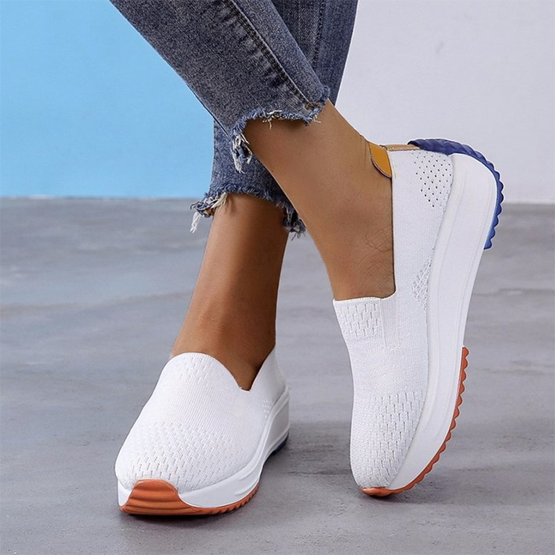 Damen Mesh Sneaker: Atmungsaktiv, Stützend und Stilvoll mit Ballenzeh-Korrektur
