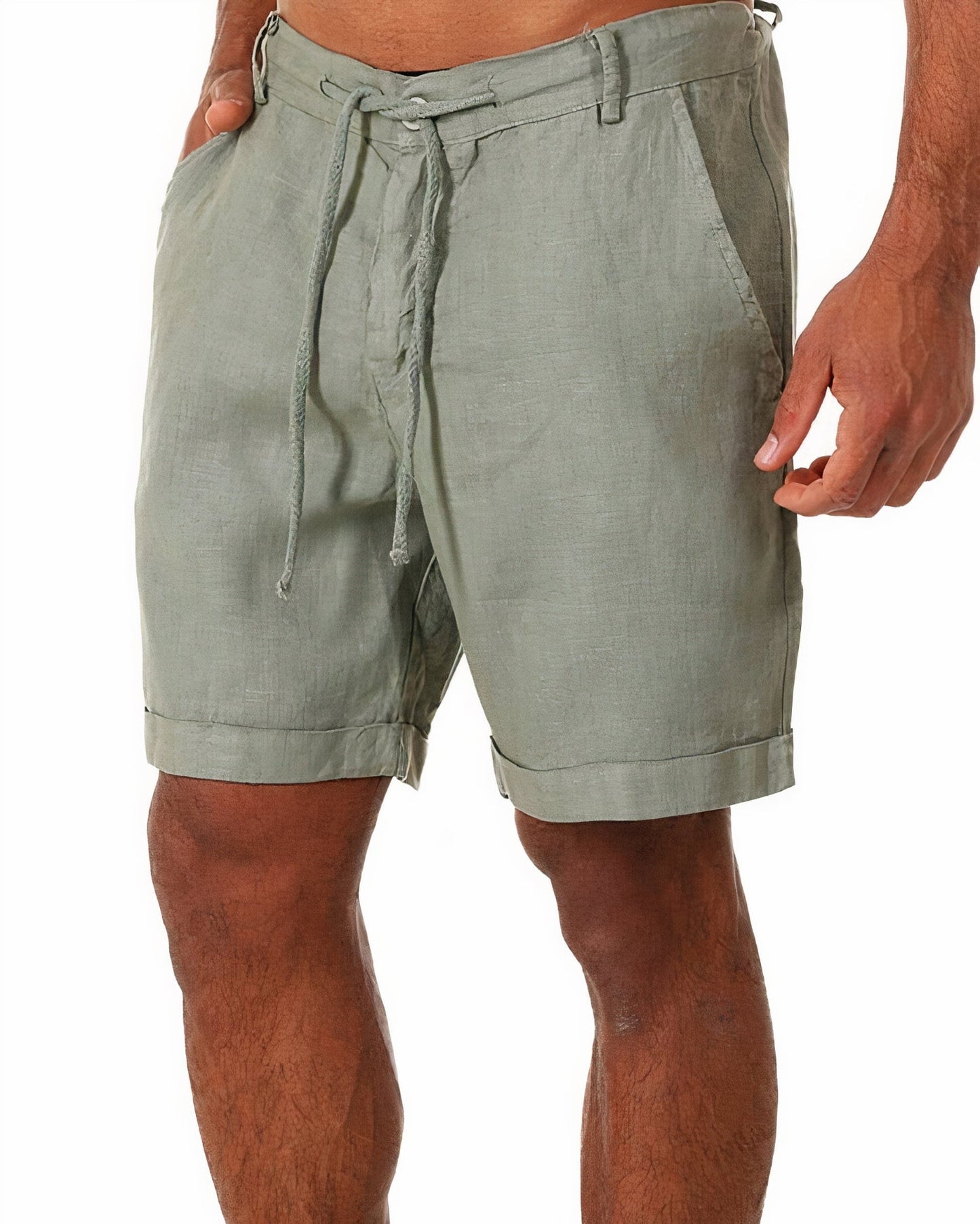 Leinen-Shorts für Herren - Modell Marek