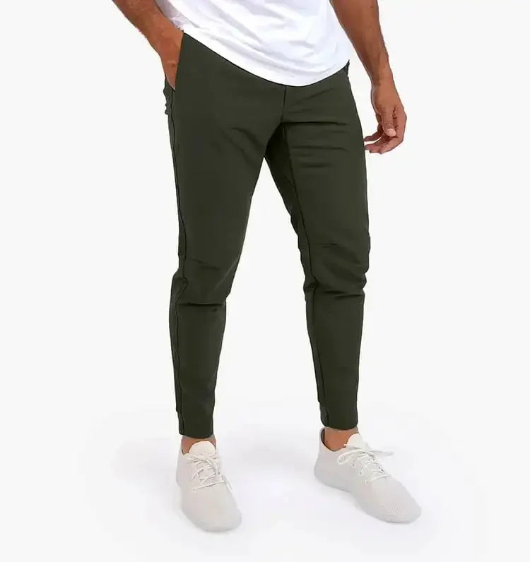Herren Stretchhose Bassino: bequeme Freizeit-Hose mit Gummizug in verschiedenen Farben