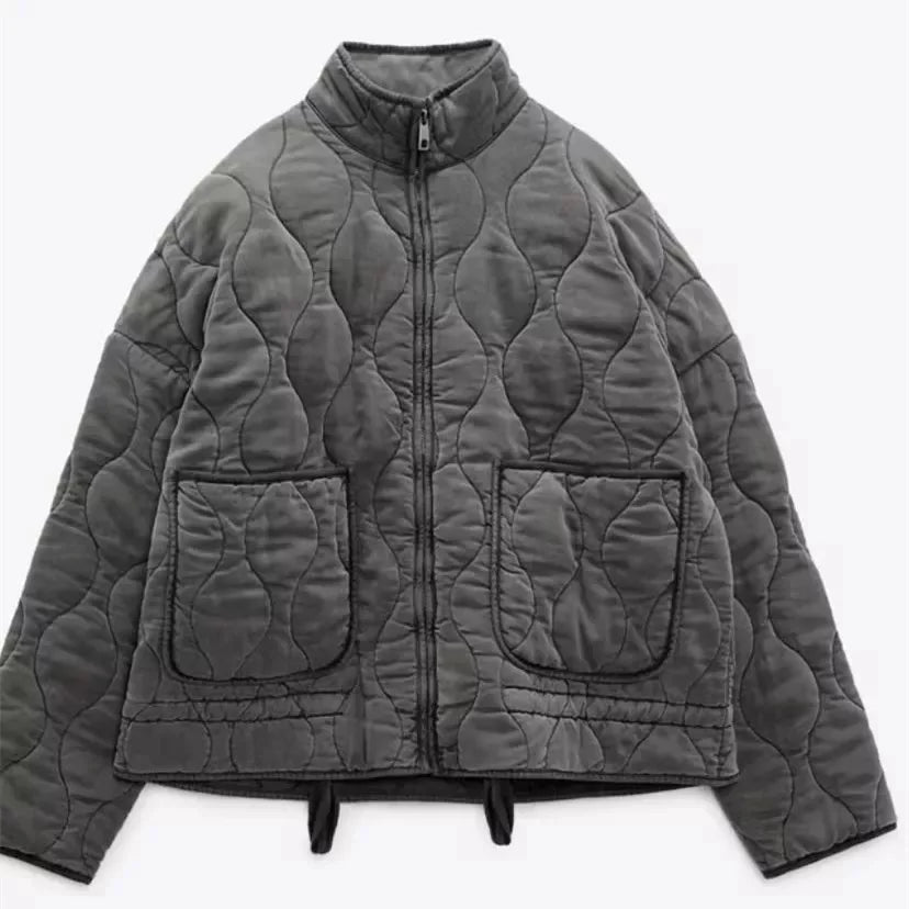 Krohn-e | Steppjacke mit klassischer Steppnaht-Detailierung