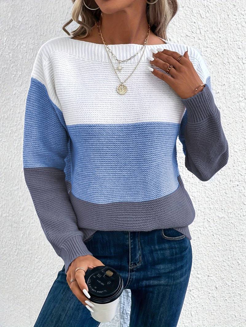 Lyra: Modischer Pullover mit Rundhals