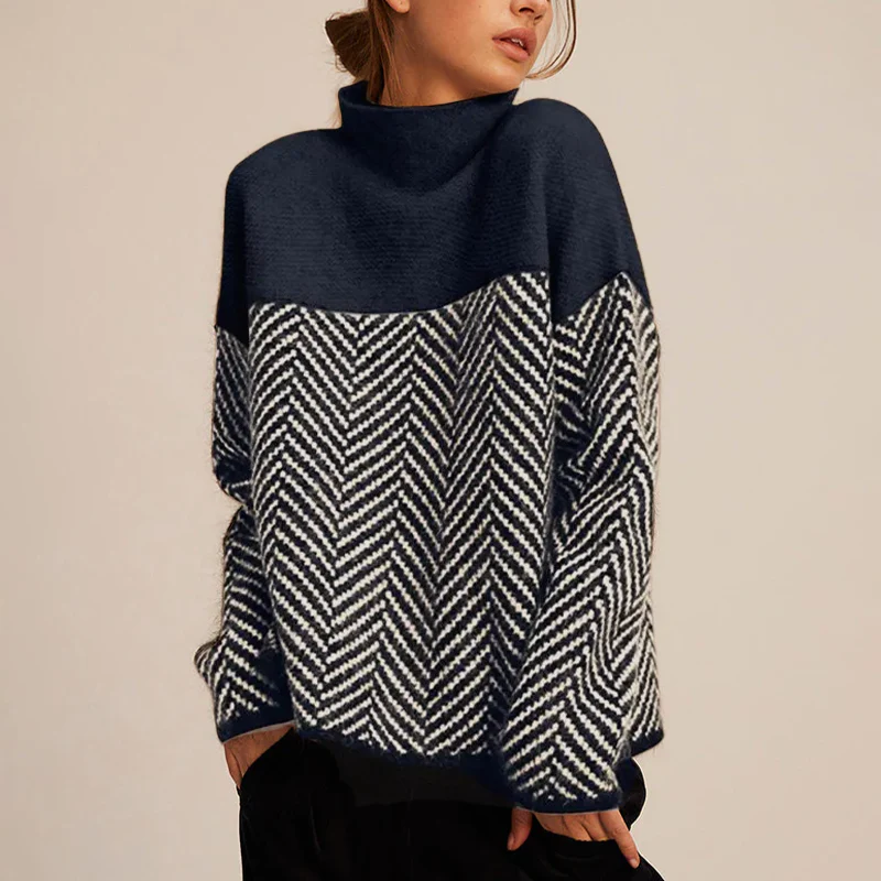 Krohn-e | Grobstrick Rollkragenpullover