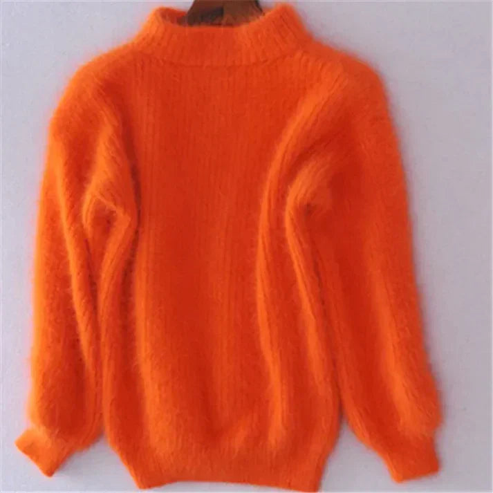 Krohn-e | Weinlese Angora Pullover