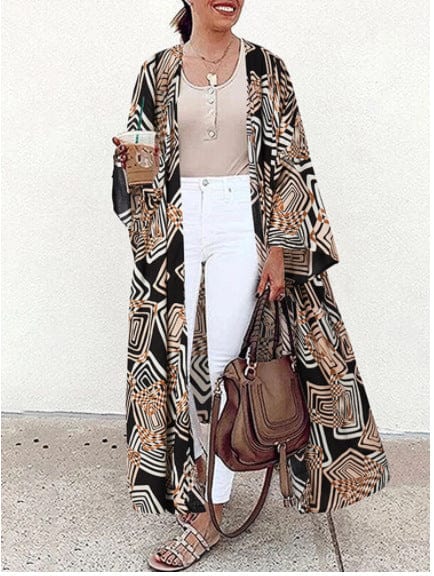 Fudus Long-Sleeve Front Kimono