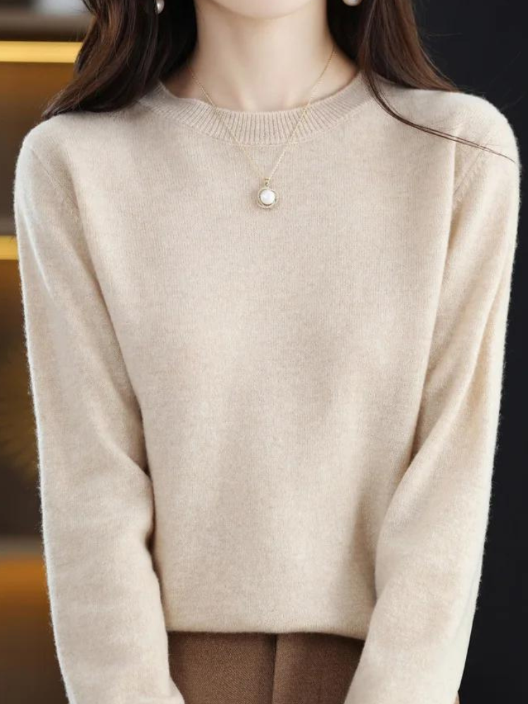 Krohn-e | Pullover - Stylischer weicher Langarm-Strickpullover
