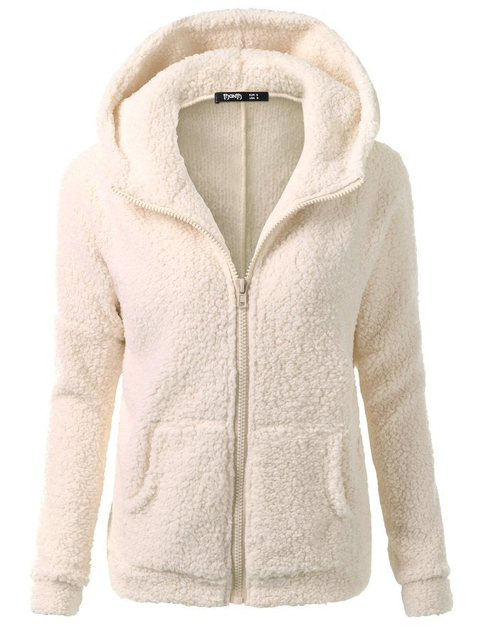 Krohn-e | Weicher Fleece-Cardigan Schön & Warm & Vielseitig