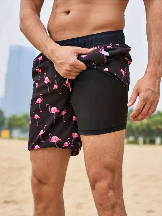 Benedikt | Herren Badeshorts mit Innenfutter