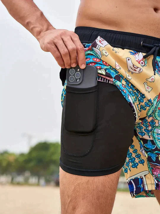 Benedikt | Herren Badeshorts mit Innenfutter