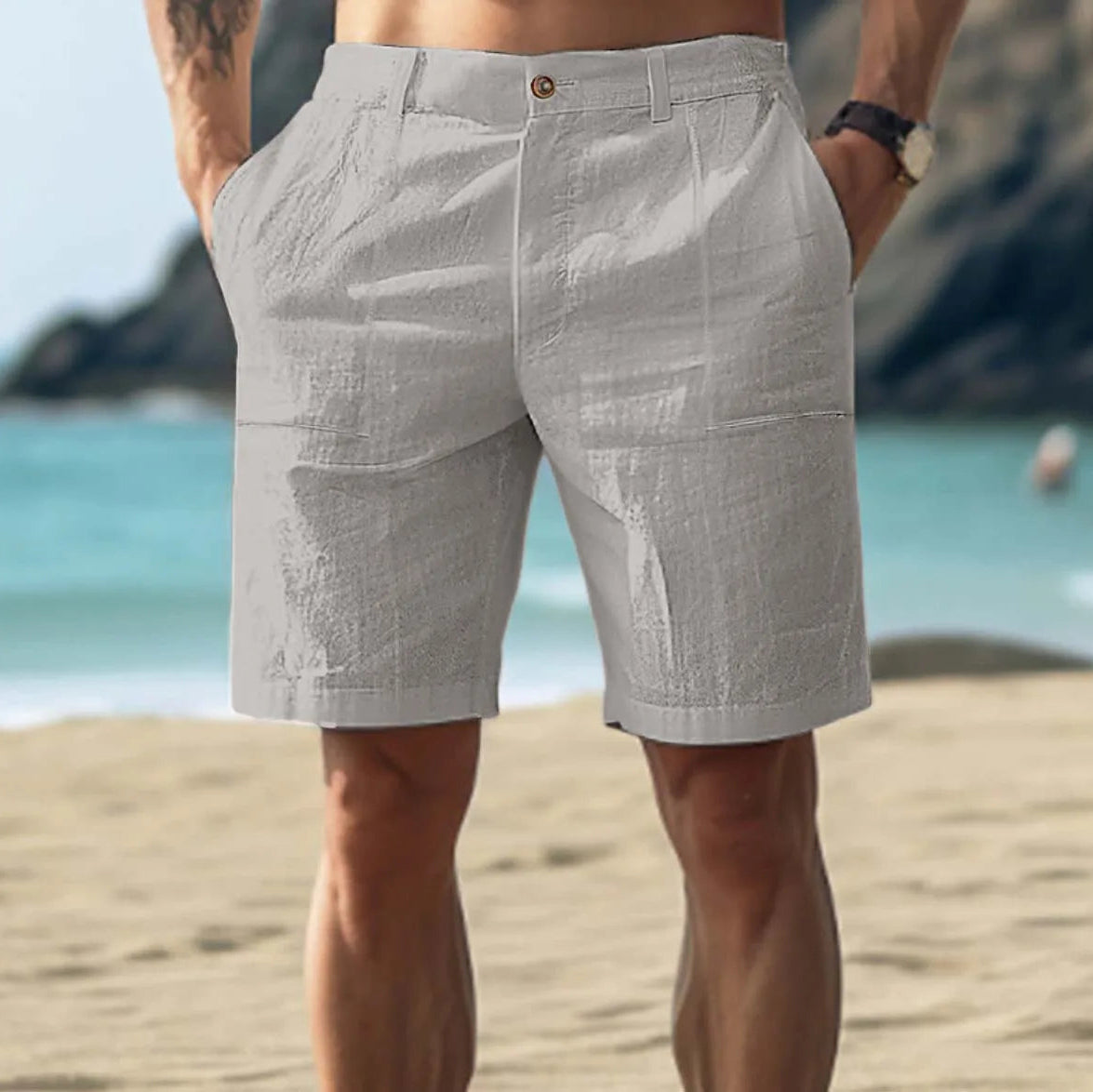Leinen Shorts Dagobert: Bequeme Freizeitkleidung für den Sommer