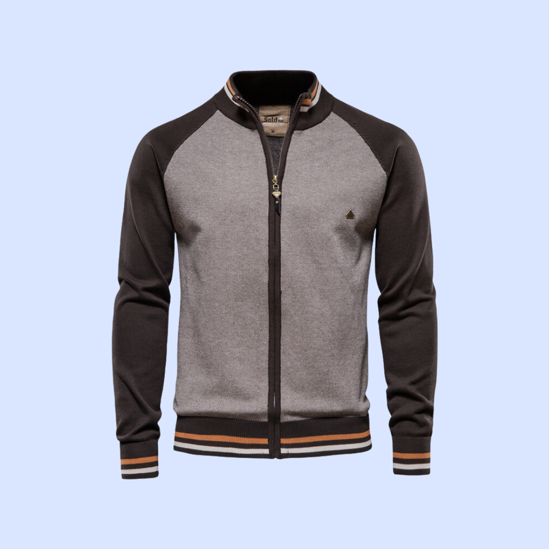 Herbstliche Herren-Strickjacke - Sven
