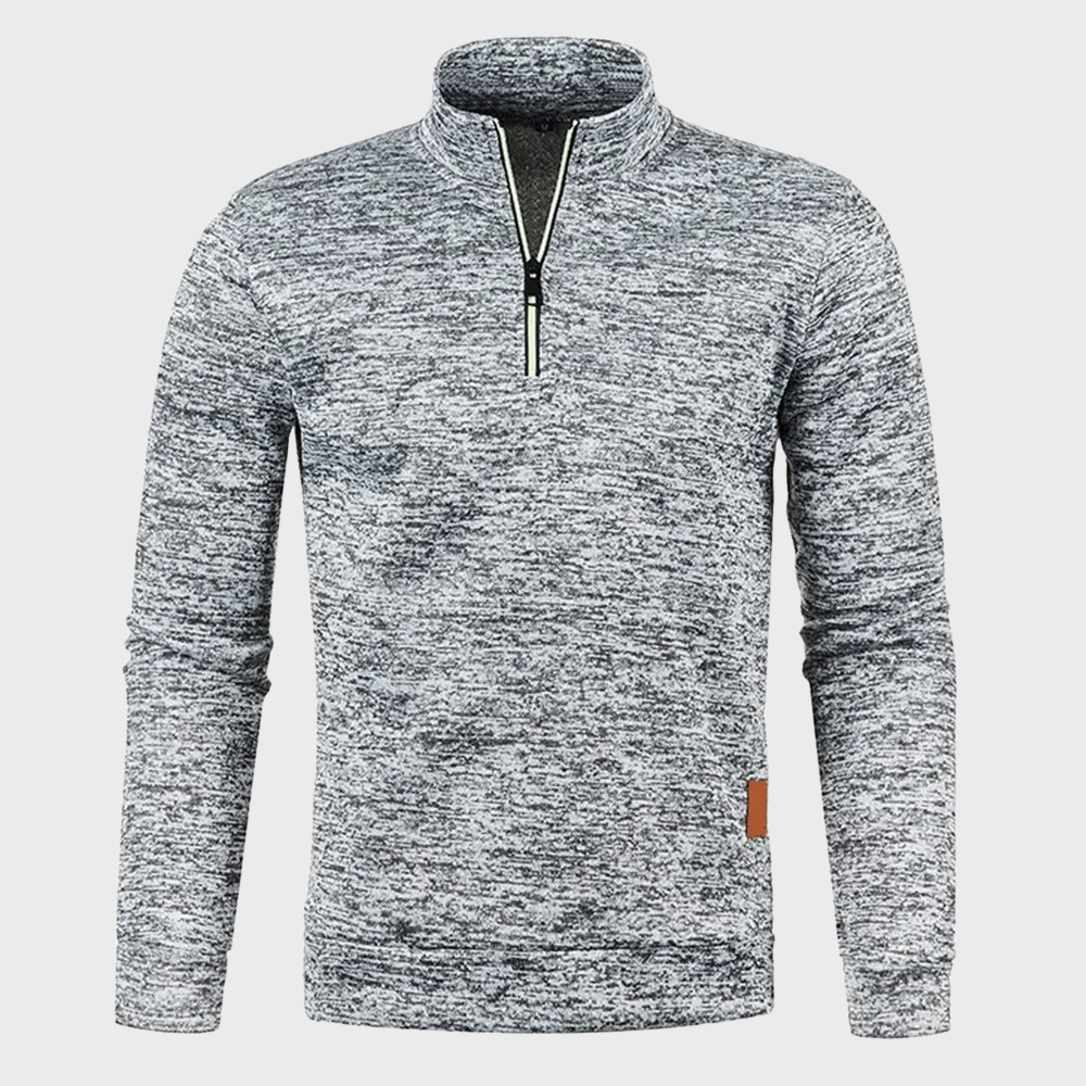 Männer-Pullover mit Reißverschluss - bequem geschnitten - Modell Luca