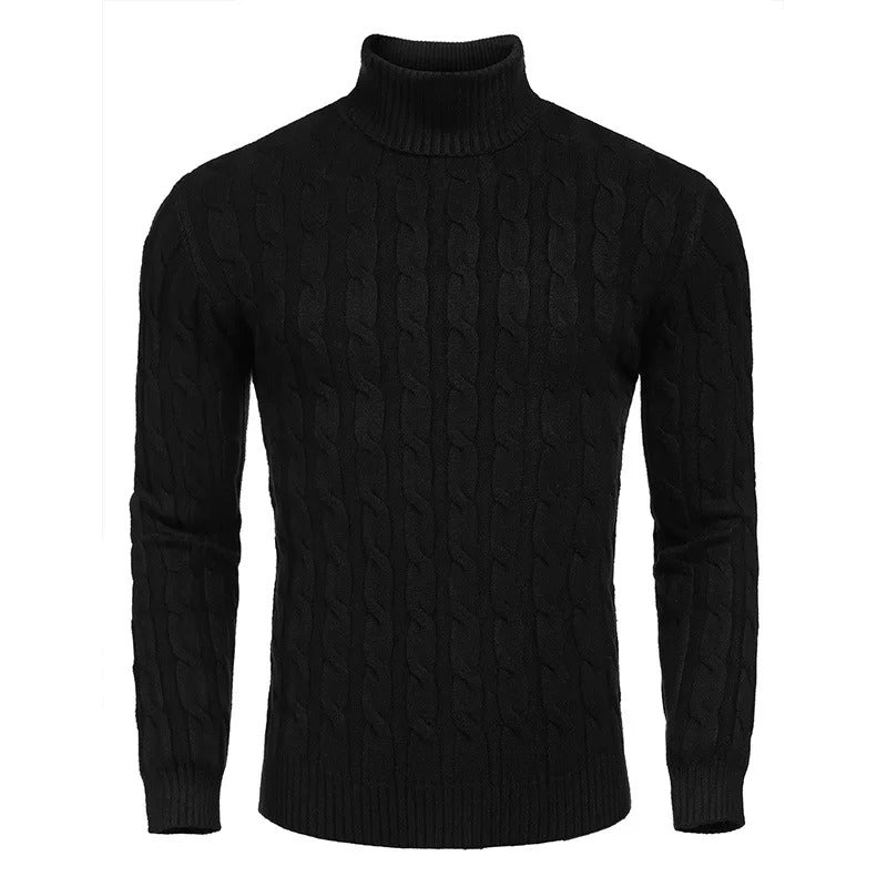 Komfortabler Rollkragenpullover Jurij