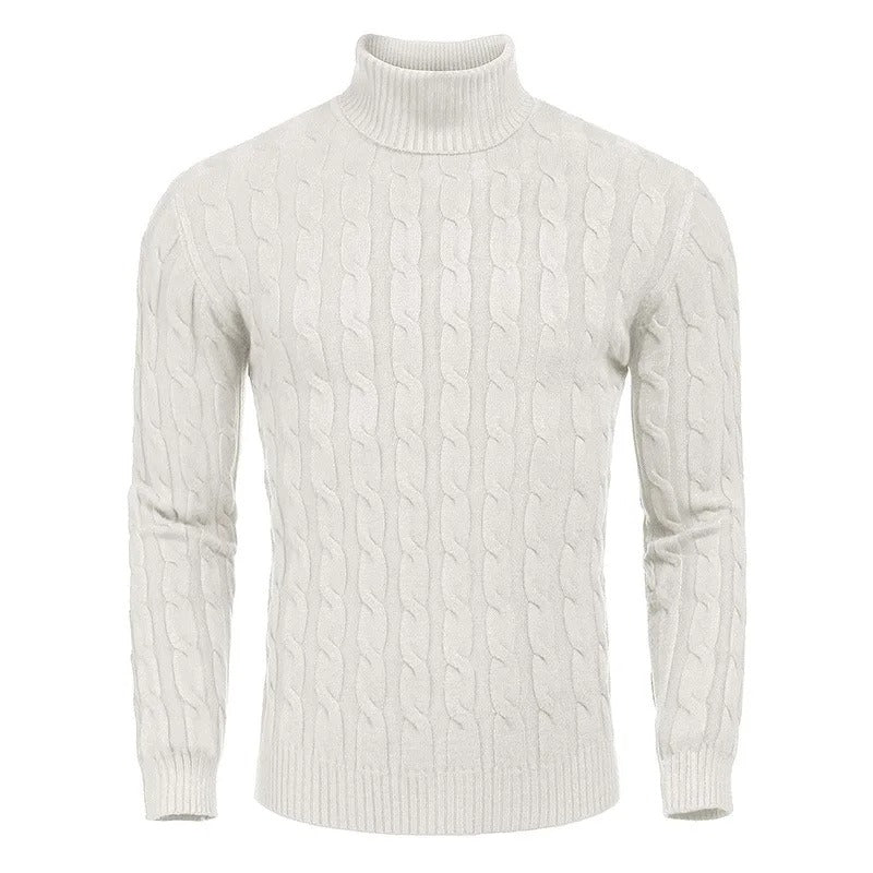 Komfortabler Rollkragenpullover Jurij