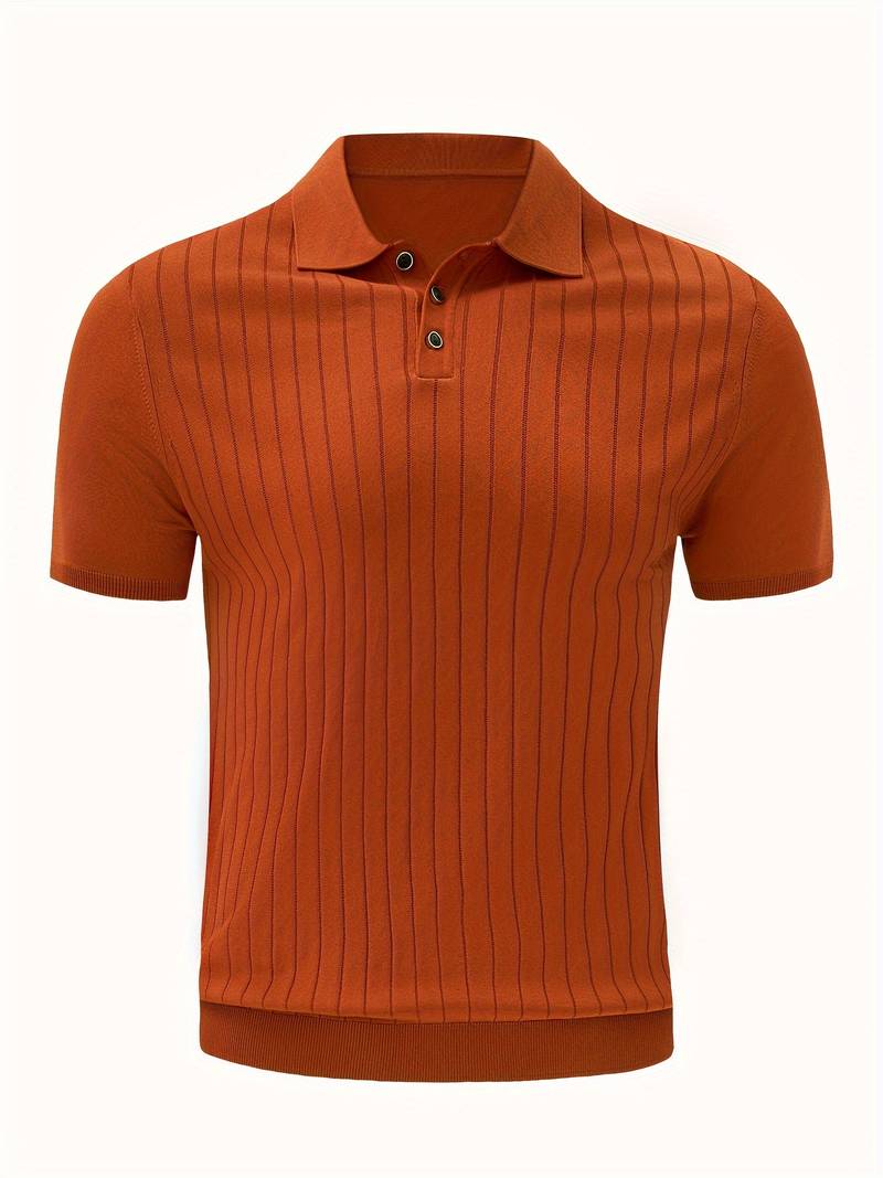 Herren Poloshirt Hauke: bequem und gerippt