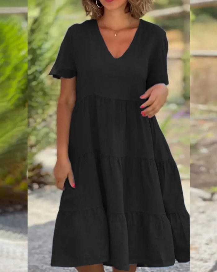 Sommerliches bequemes Midikleid Benedikta