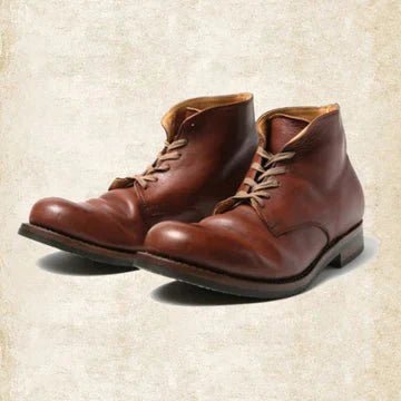 Ford | Herren Schnürstiefel Leder Vintage Ankle Boots