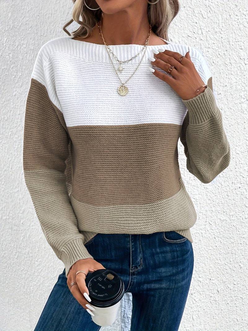 Lyra: Modischer Pullover mit Rundhals
