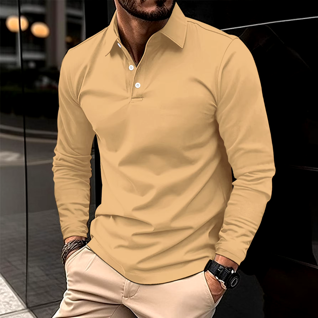 Nicolas™ - Baumwoll-Mix Polohemd