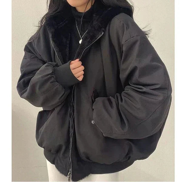 Krohn-e | Stilvolle Dicke Jacke mit Wendefunktion