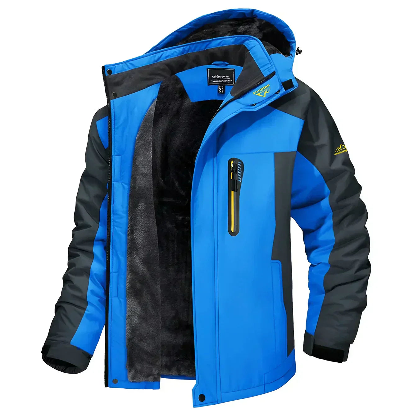 Krohn-e | Gefütterte Herrenjacke mit Kapuze - Cavalieri