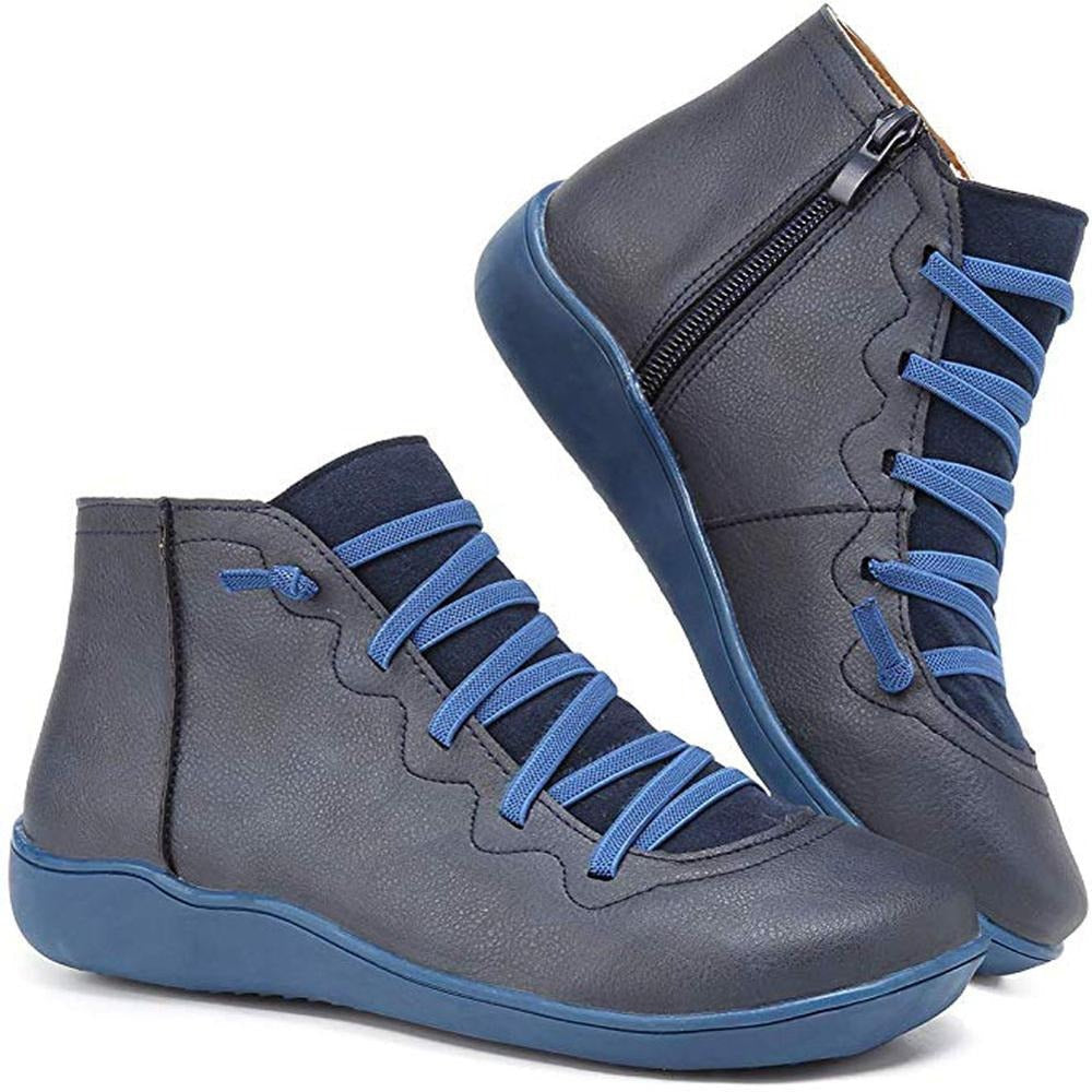 Krohn-e | Fake-Leder Stiefeletten Für Einen Modischen Look