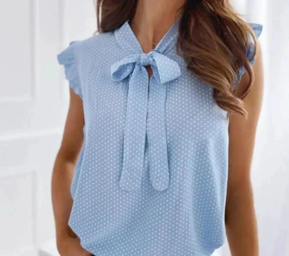 Veralin:  Blouse with Playful Bows