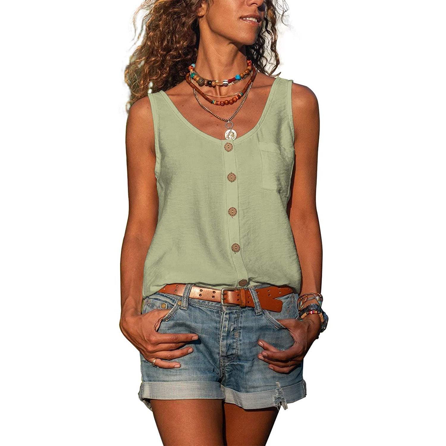 Sommerliches Damen Top im Boho-Stil - Clarissa