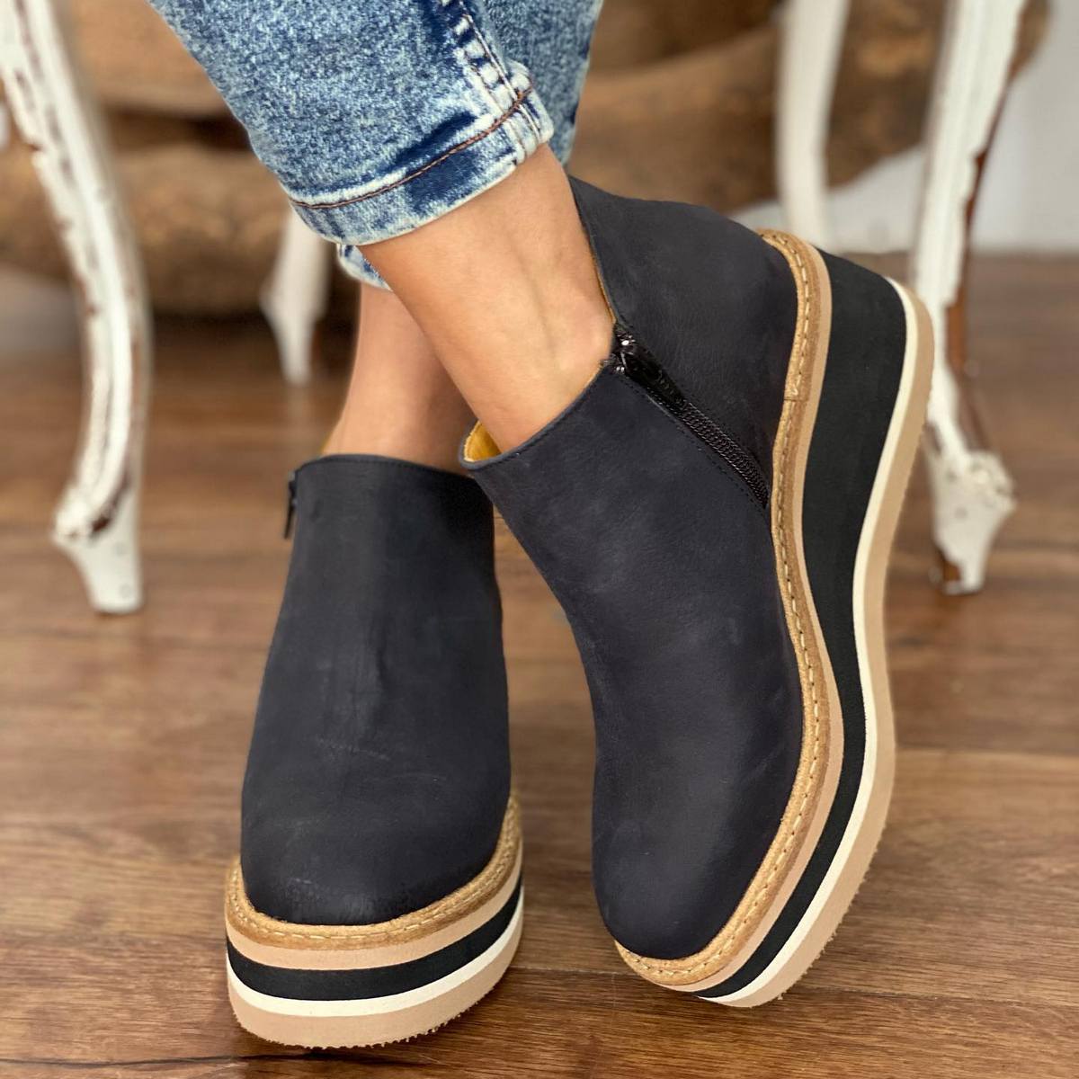 Krohn-e | Modische Orthopädische Stiefeletten