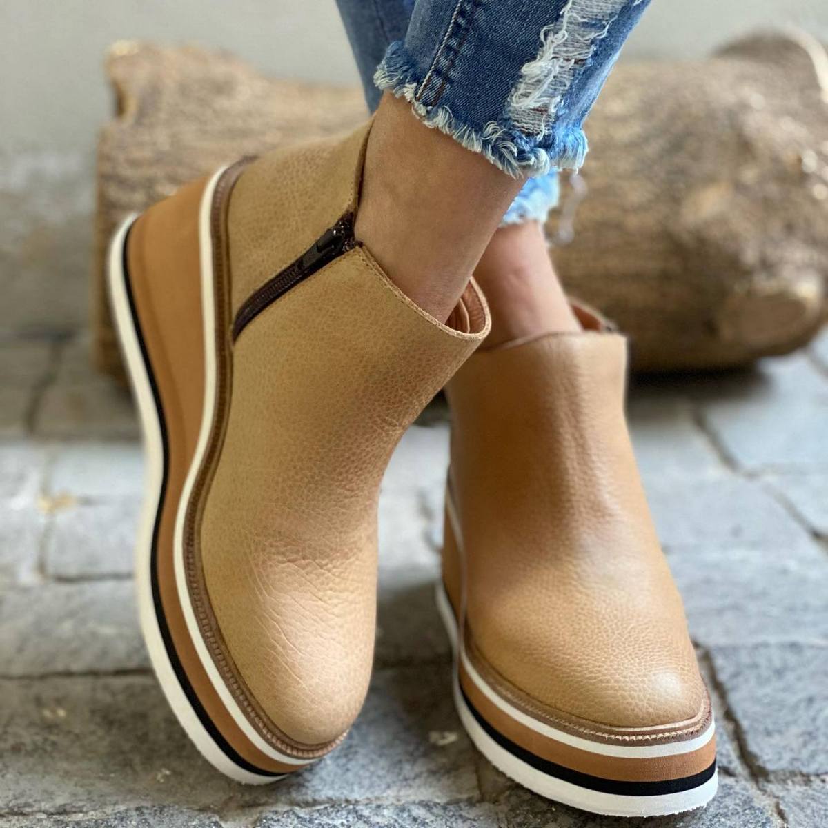 Krohn-e | Modische Orthopädische Stiefeletten