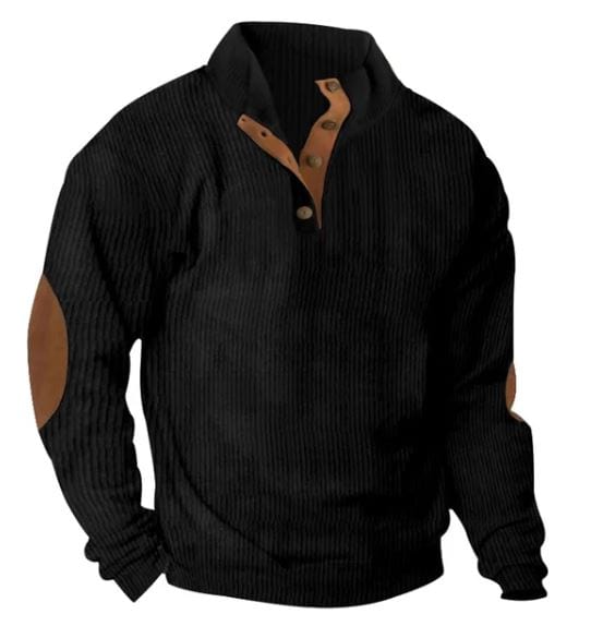 Fudus Langarm-Sweatshirt mit Stehkragen