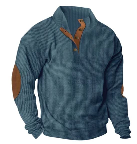 Fudus Langarm-Sweatshirt mit Stehkragen