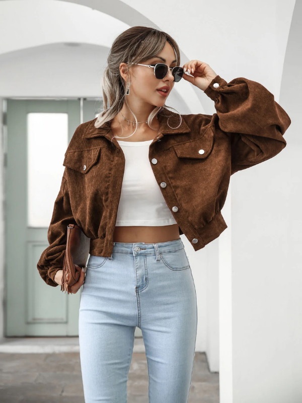 Krohn-e | Cropped Bomberjacke - Lässig & Stilvoll