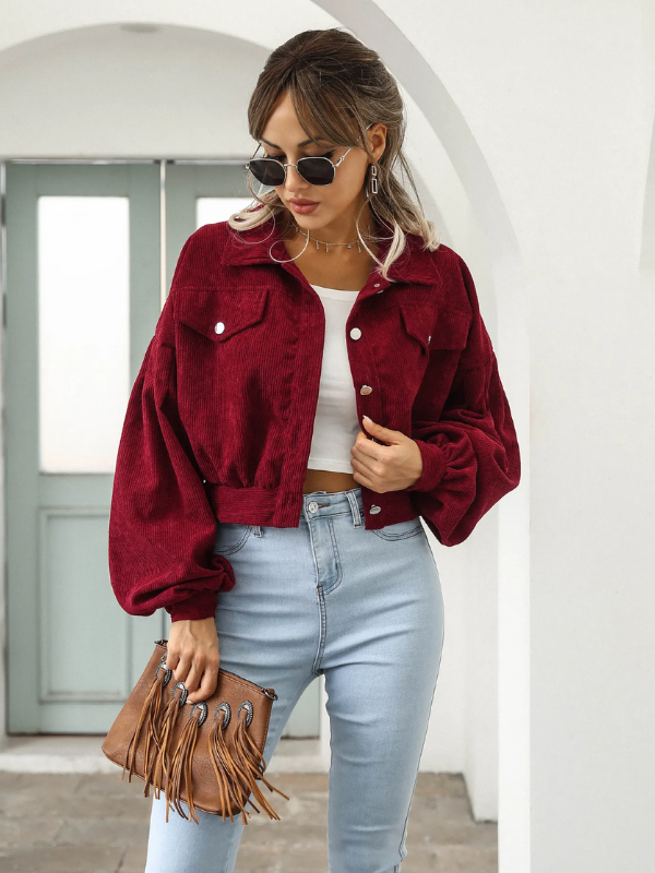 Krohn-e | Cropped Bomberjacke - Lässig & Stilvoll