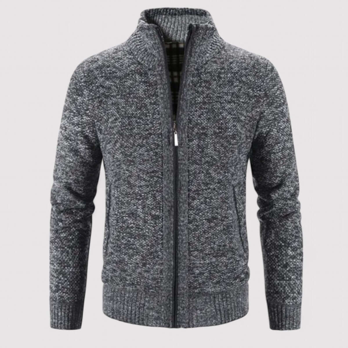 Krohn-e | Herren Ganzjahres-Woll-Cardigan