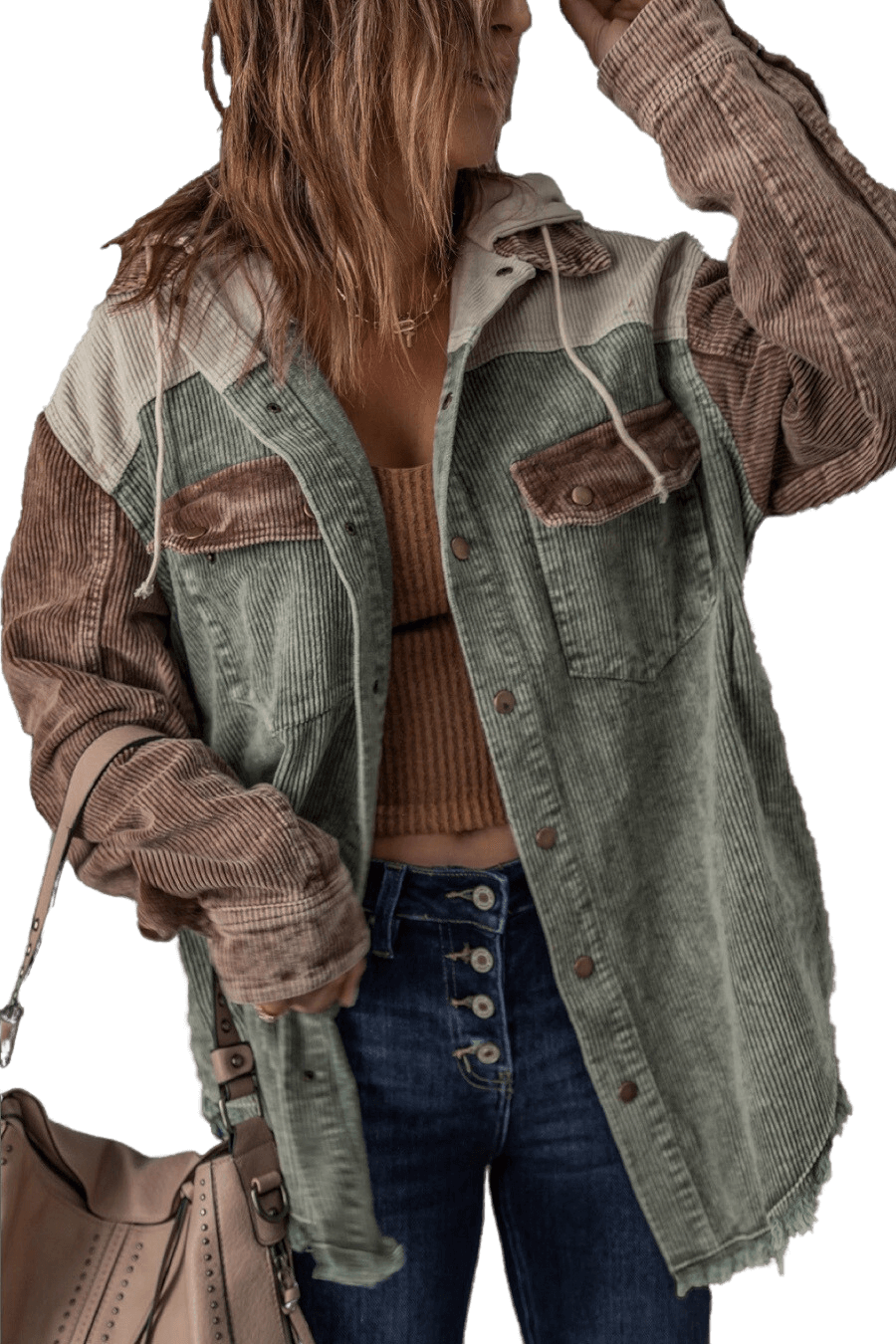 Krohn-e | Damenjacke Mit Retro Look Und Funktionalen Taschen