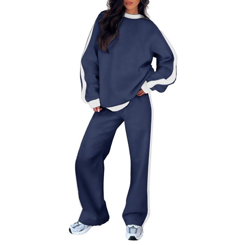 KROHN-E Damen Sweatshirt-Set Oversize Weicher Stoff Casual